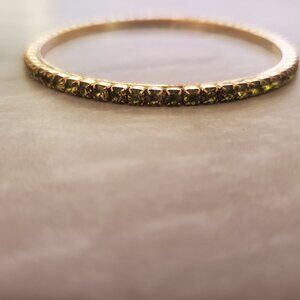 ✨ J.Crew Rhinestone Crystal Pave Green Bangle Bracelet ✨